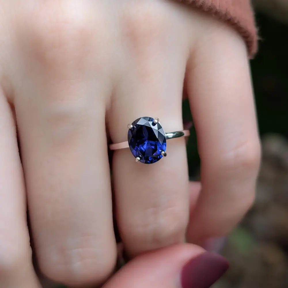 The Juliet- Sapphire Rings Handmade Handcrafted
