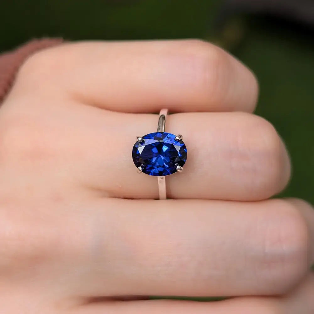 The Juliet- Sapphire Rings Handmade Handcrafted