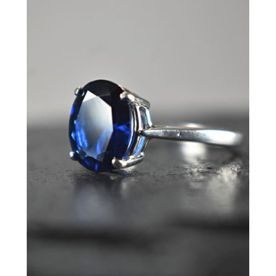 The Juliet- Sapphire Rings Handmade Handcrafted