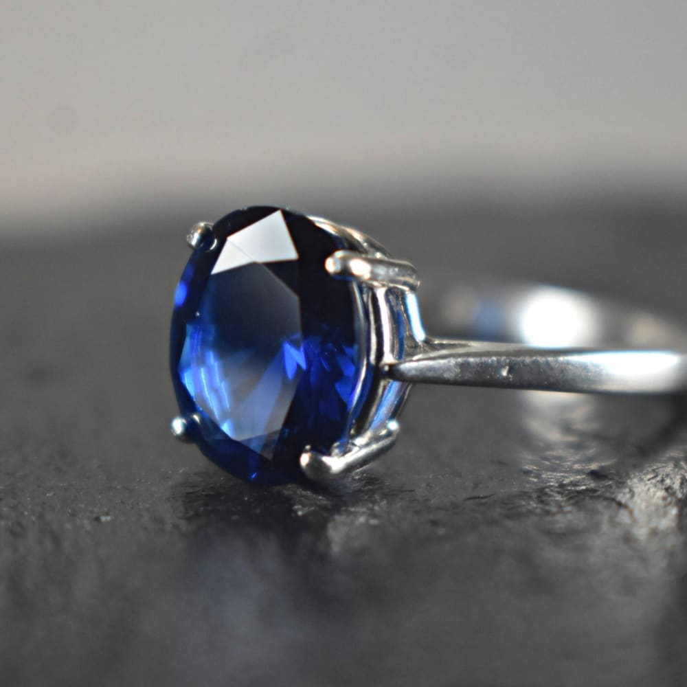 The Juliet- Sapphire Rings Handmade Handcrafted