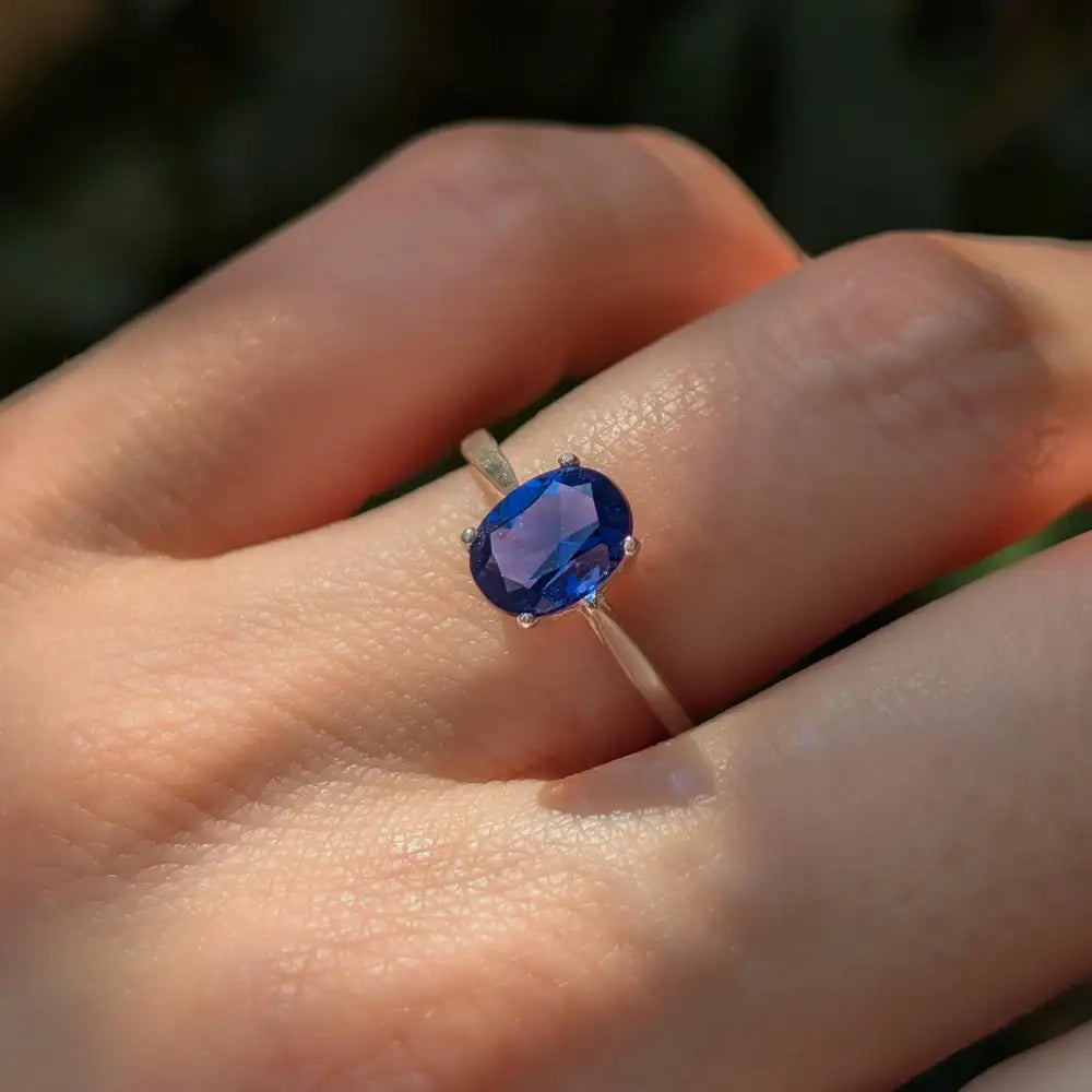 The Juliet- Sapphire Rings Handmade Handcrafted