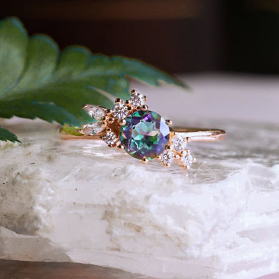 The Legacy - Alexandrite Cluster Ring Rings Handmade Handcrafted