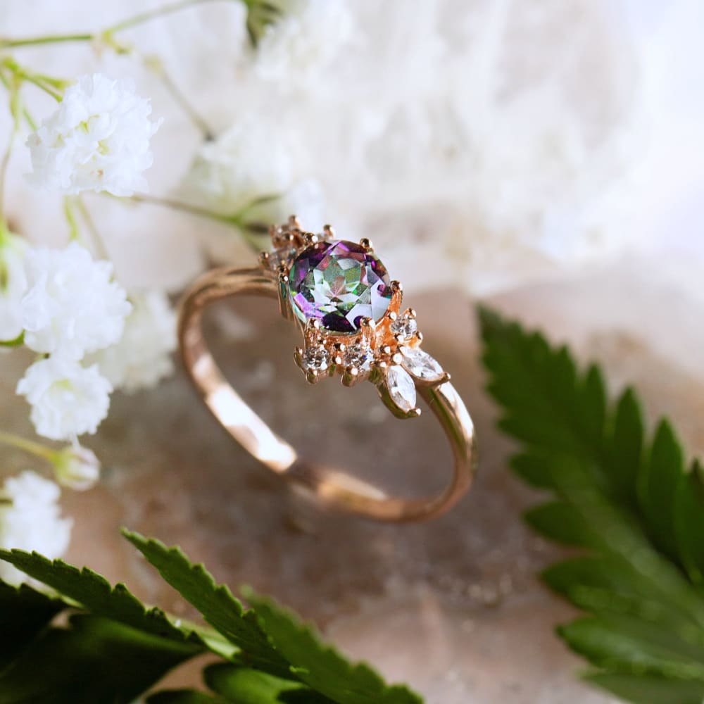 The Legacy - Alexandrite Cluster Ring Rings Handmade Handcrafted