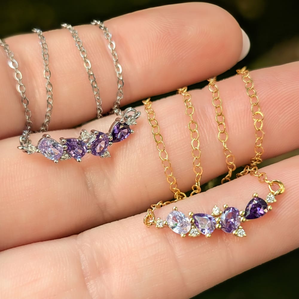 The Legacy Necklace - Amethyst Necklaces Handmade Handcrafted