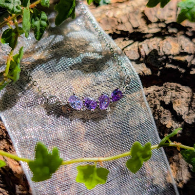 The Legacy Necklace - Amethyst Necklaces Handmade Handcrafted