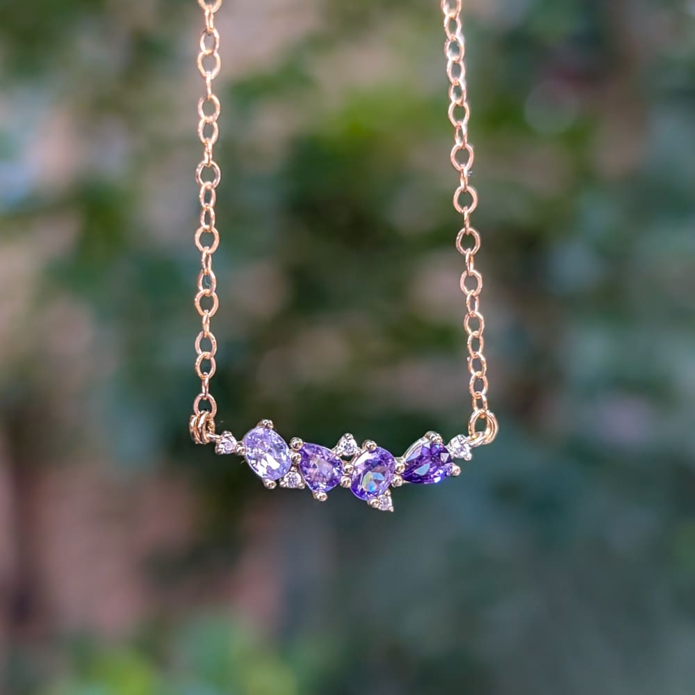 The Legacy Necklace - Amethyst Necklaces Handmade Handcrafted