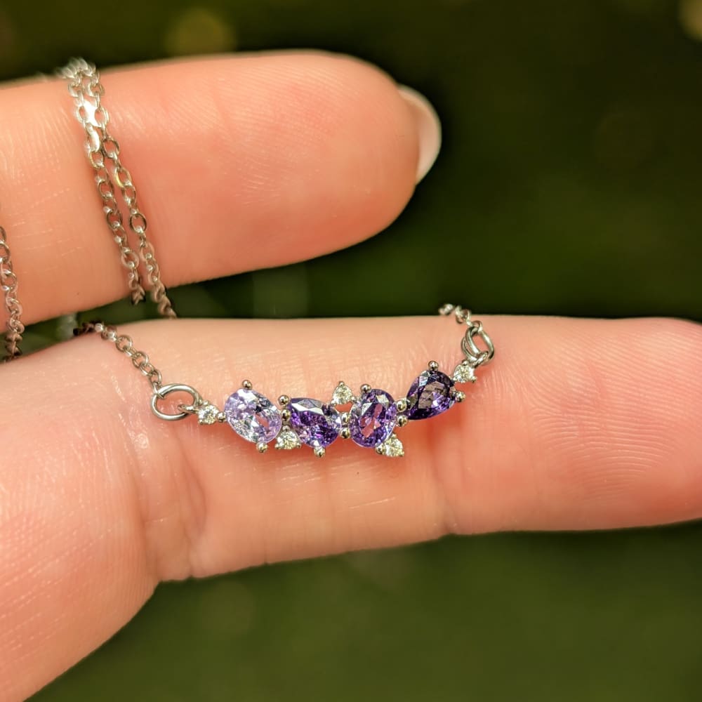 The Legacy Necklace - Amethyst Necklaces Handmade Handcrafted