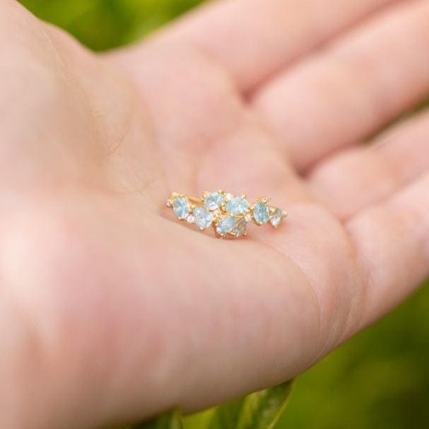 The Legacy Ring - Aquamarine Rings Handmade Handcrafted