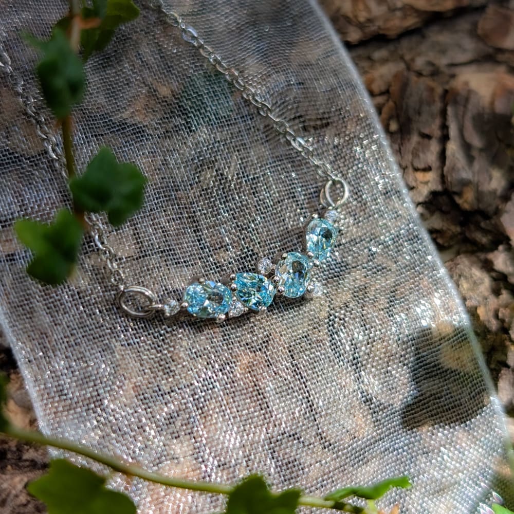 The Legacy Necklace - Aquamarine Necklaces Handmade Handcrafted
