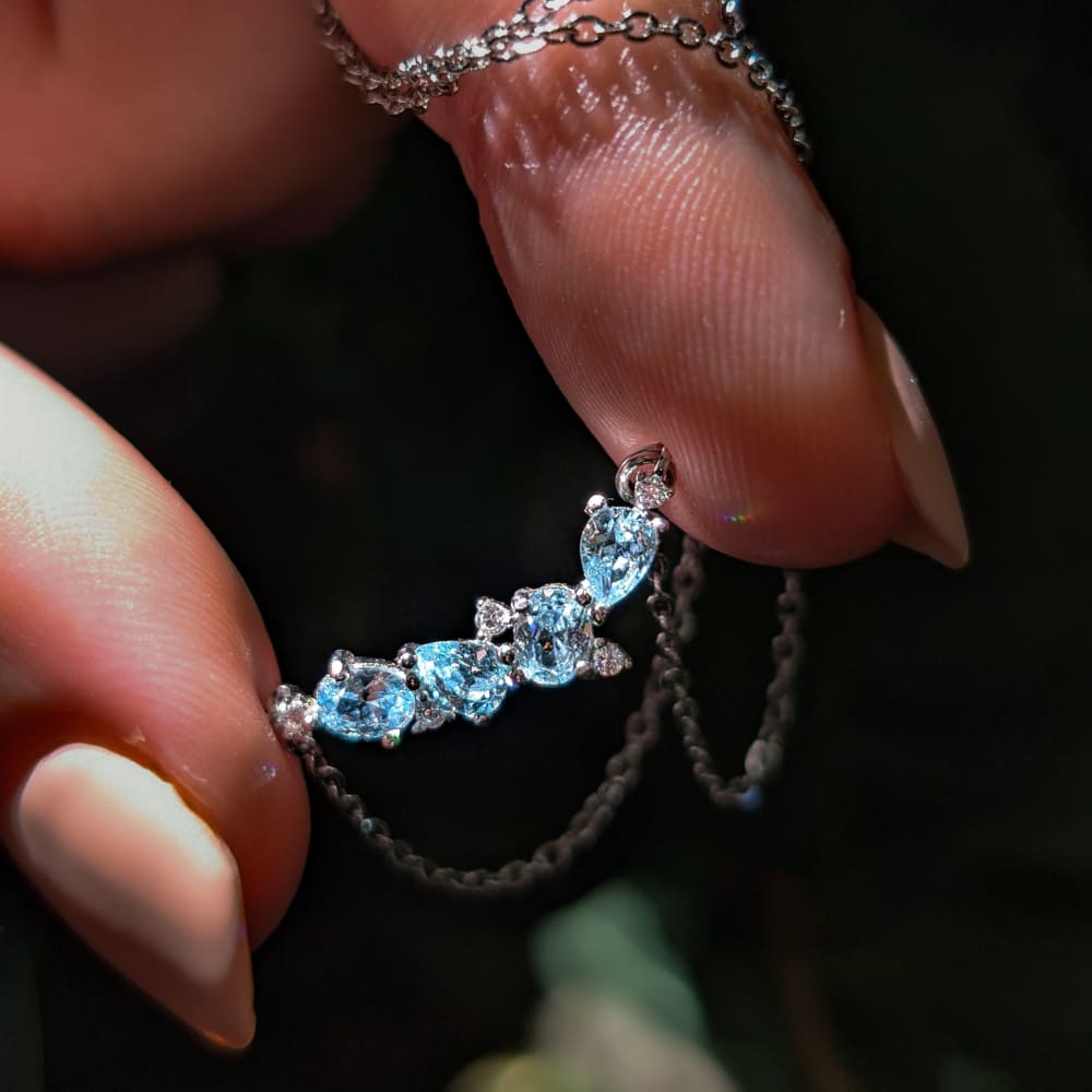 The Legacy Necklace - Aquamarine Necklaces Handmade Handcrafted