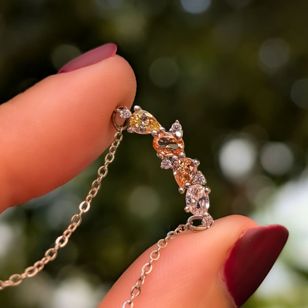 The Legacy Necklace- Citrine Necklaces Handmade Handcrafted