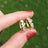 The Legacy Earrings - Moissanite Hoops Earrings Handmade Handcrafted