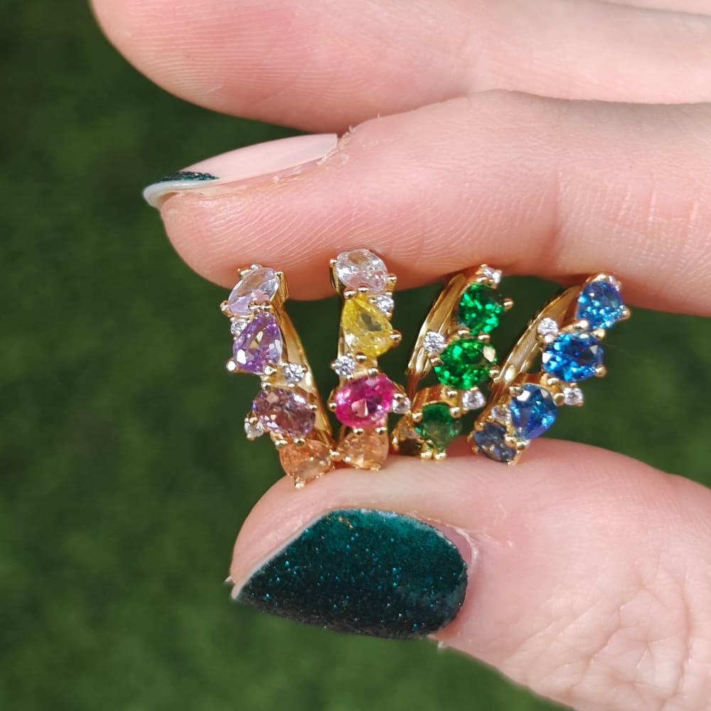 The Legacy Earrings - Custom Hoops Earrings Handmade Handcrafted