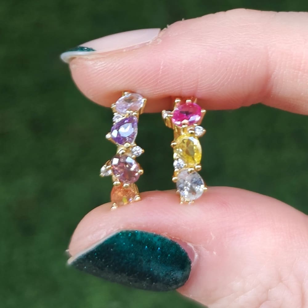 The Legacy Earrings - Custom Hoops Earrings Handmade Handcrafted