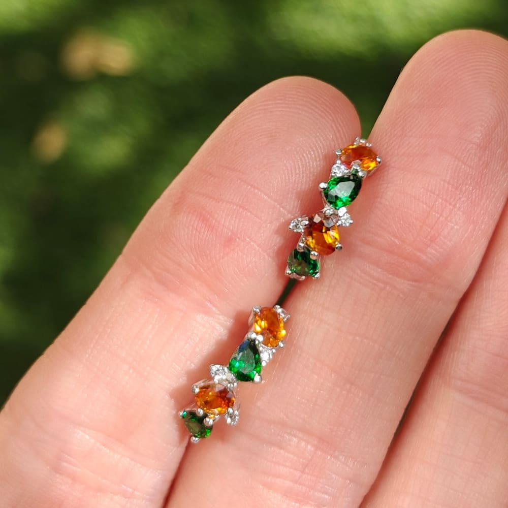 The Legacy Earrings - Custom Hoops Earrings Handmade Handcrafted