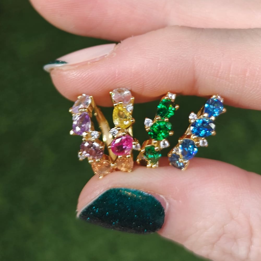 The Legacy Earrings - Custom Hoops Earrings Handmade Handcrafted