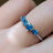 The Legacy Ring - London Blue Topaz Rings Handmade Handcrafted