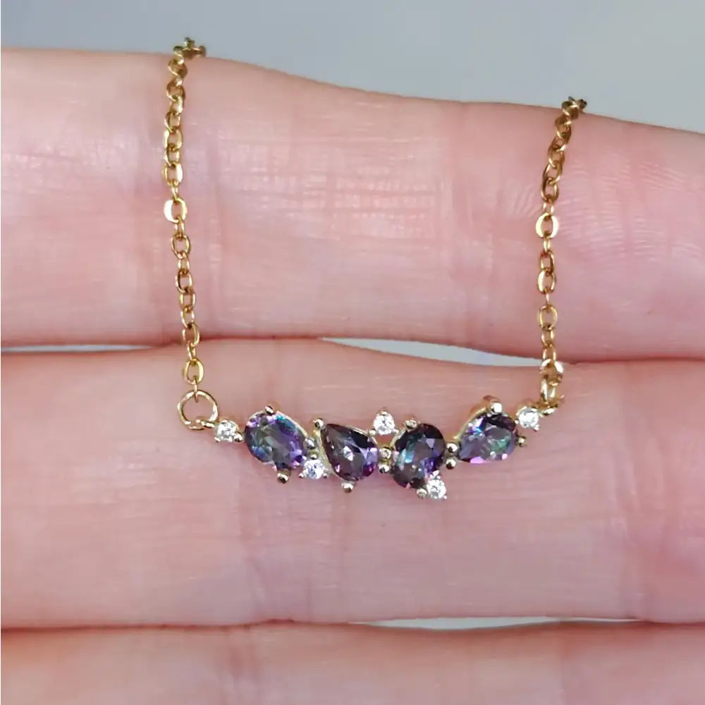 The Legacy Necklace - Alexandrite Necklaces Handmade Handcrafted