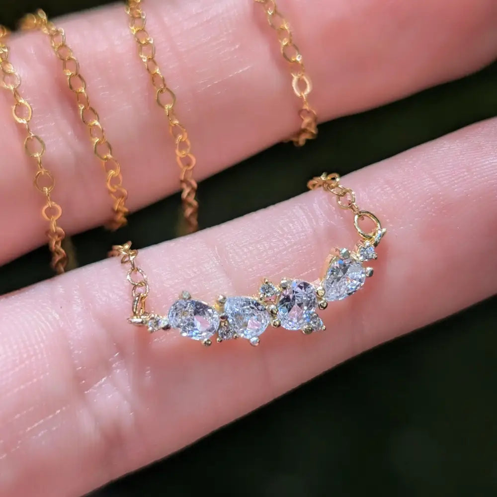 The Legacy Necklace - Clear Quartz Necklaces Handmade Handcrafted