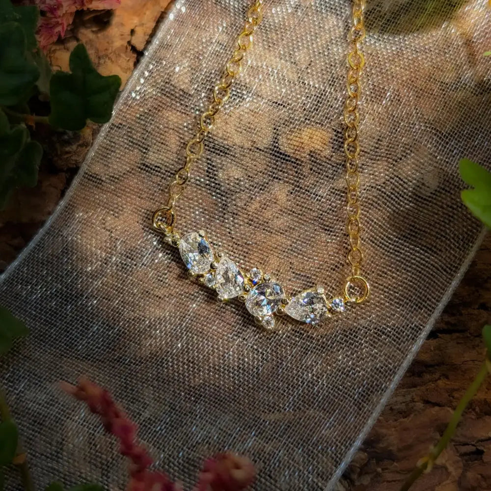 The Legacy Necklace - Moissanite Necklaces Handmade Handcrafted
