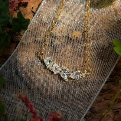 The Legacy Necklace - Clear Quartz Necklaces Handmade Handcrafted