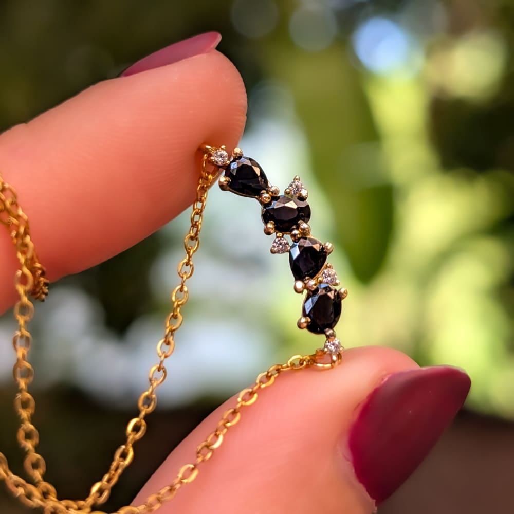 The Legacy Necklace - Onyx Necklaces Handmade Handcrafted