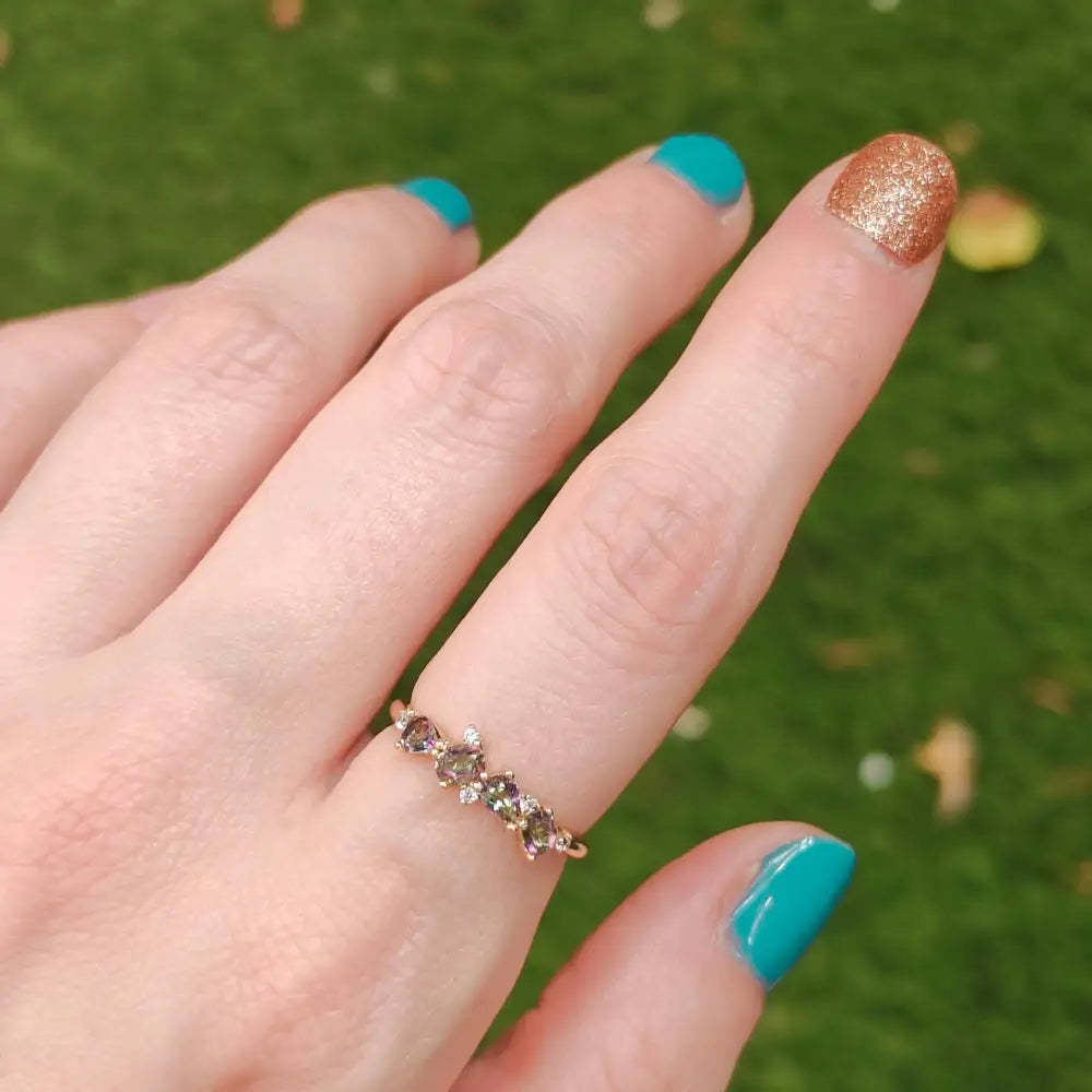 The Legacy Ring - Alexandrite Rings Handmade Handcrafted
