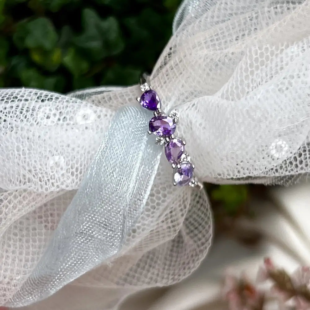 The Legacy Ring - Amethyst Rings Handmade Handcrafted