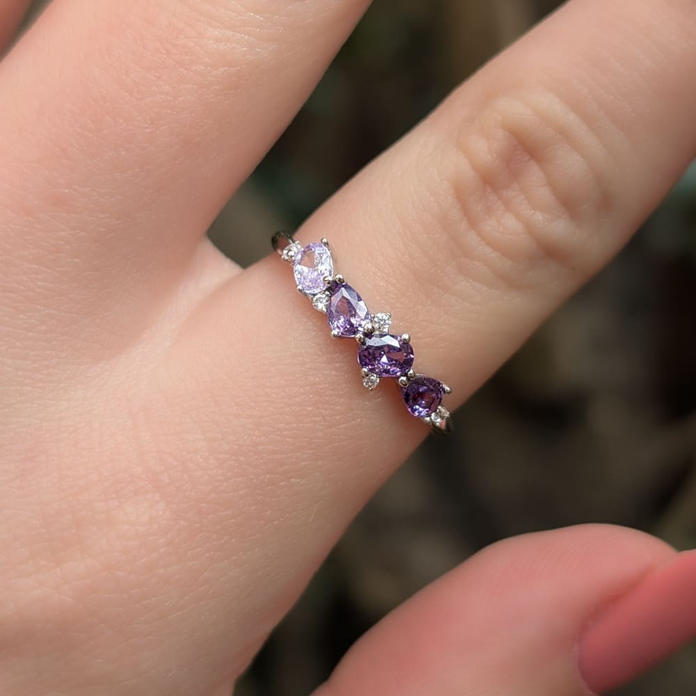 The Legacy Ring - Amethyst Rings Handmade Handcrafted