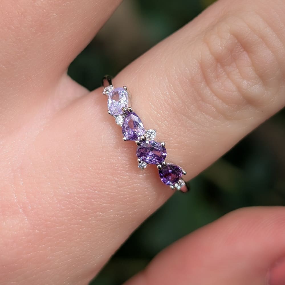 The Legacy Ring - Amethyst Rings Handmade Handcrafted