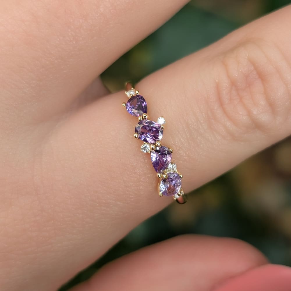 The Legacy Ring - Amethyst Rings Handmade Handcrafted