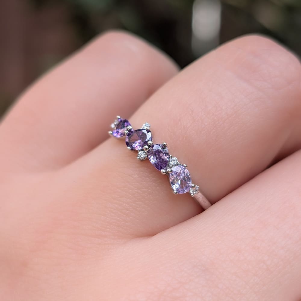 The Legacy Ring - Amethyst Rings Handmade Handcrafted
