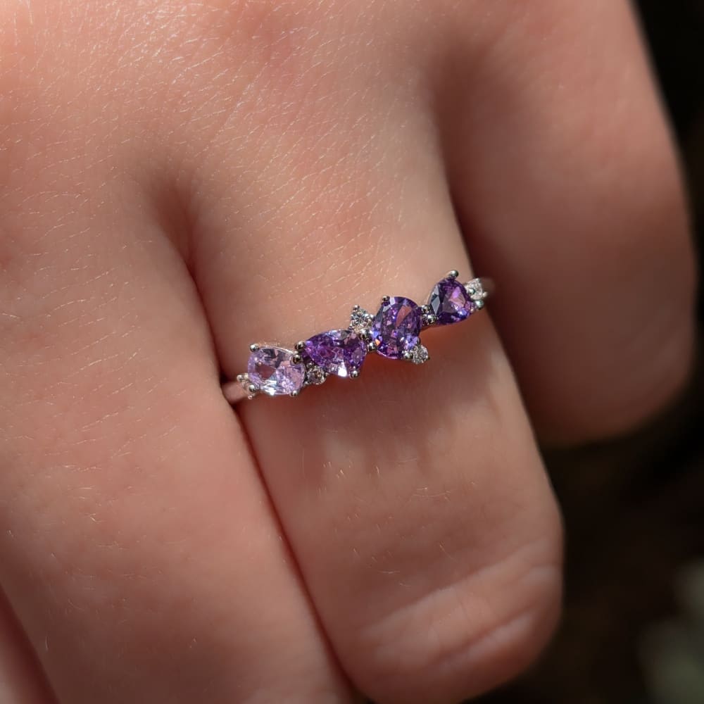 The Legacy Ring - Amethyst Rings Handmade Handcrafted