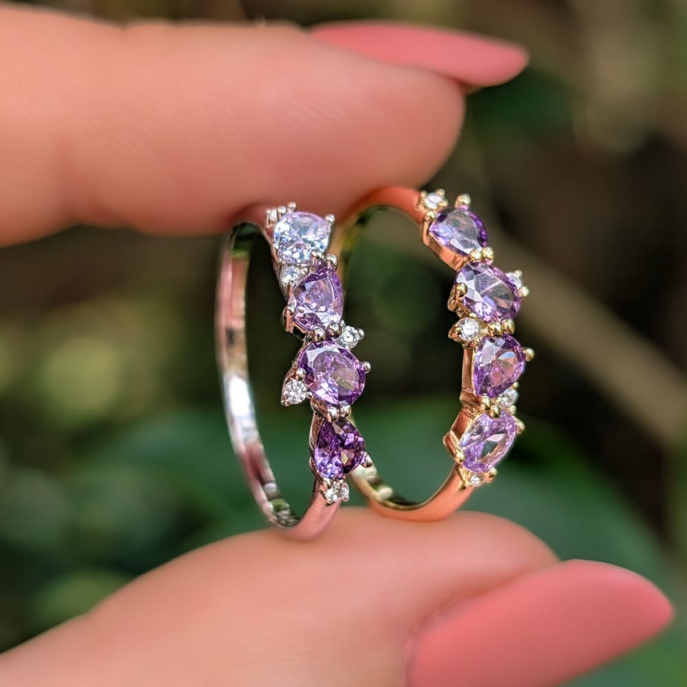 The Legacy Ring - Amethyst Rings Handmade Handcrafted