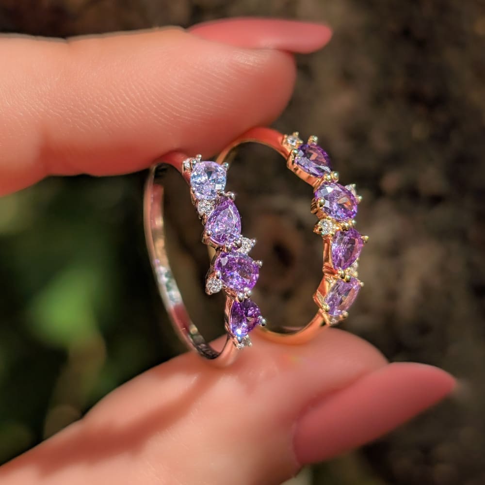 The Legacy Ring - Amethyst Rings Handmade Handcrafted