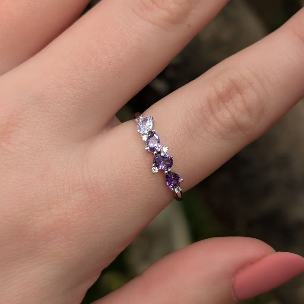 The Legacy Ring - Amethyst Rings Handmade Handcrafted