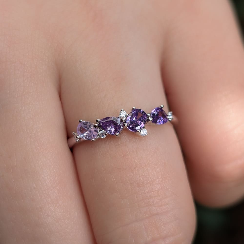 The Legacy Ring - Amethyst Rings Handmade Handcrafted