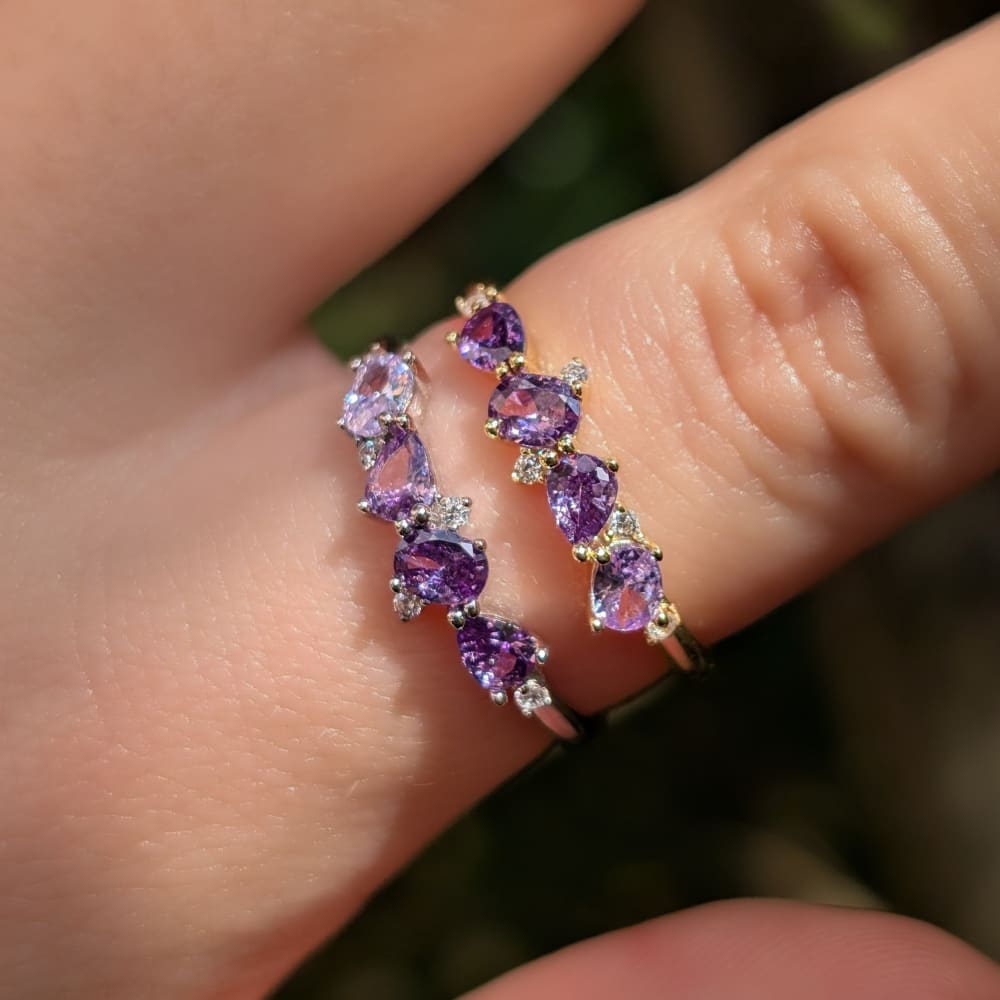 The Legacy Ring - Amethyst Rings Handmade Handcrafted