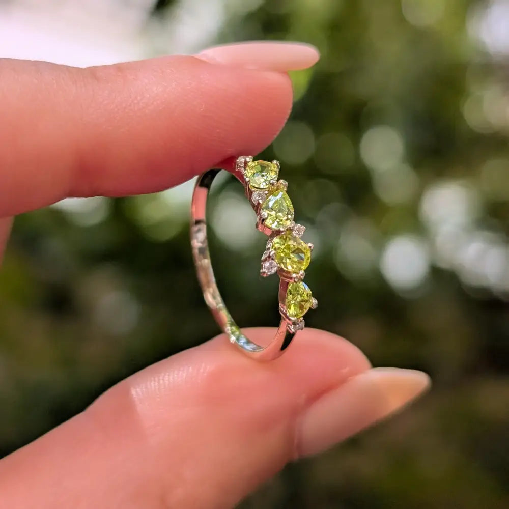 The Legacy Ring - Peridot Rings Handmade Handcrafted