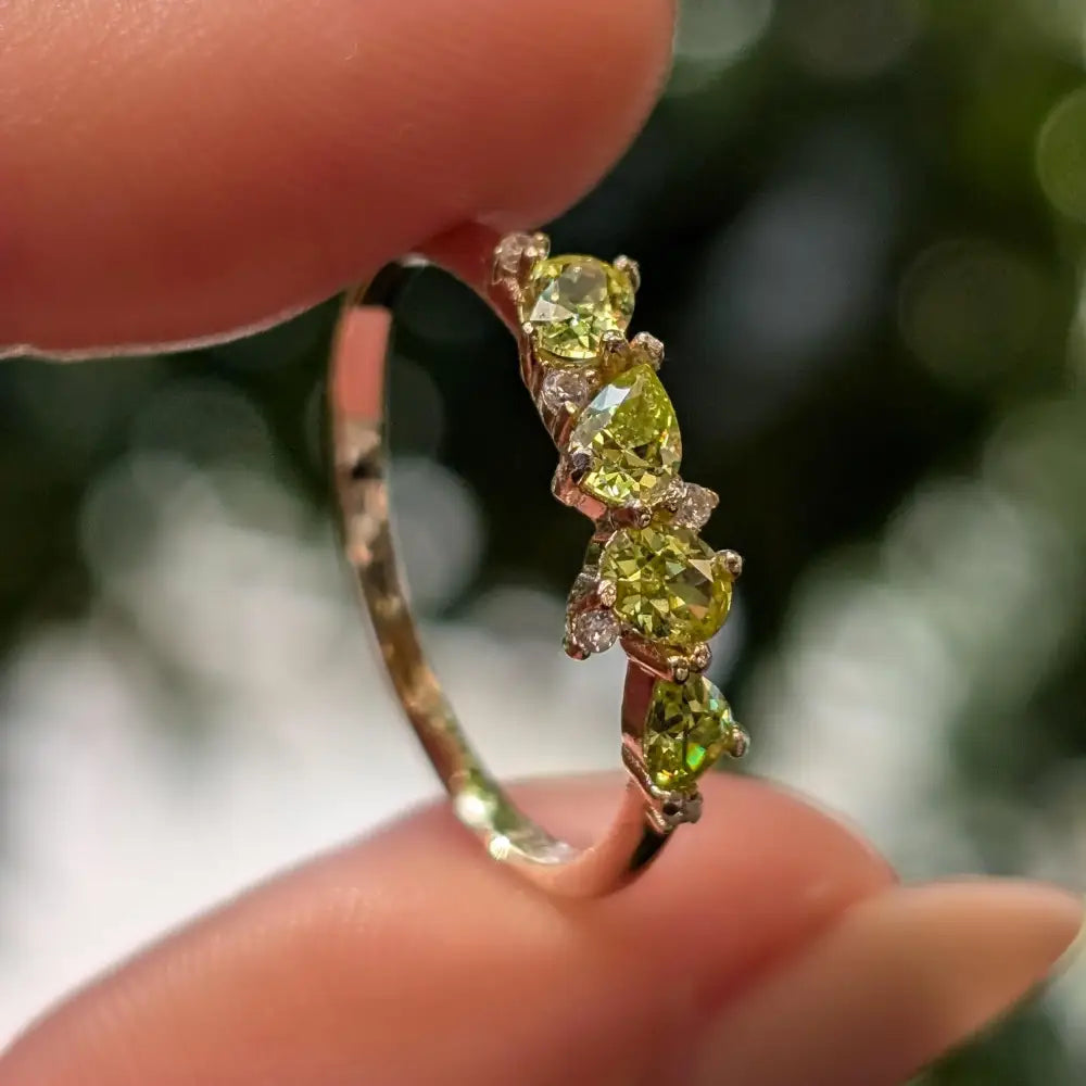 The Legacy Ring - Peridot Rings Handmade Handcrafted