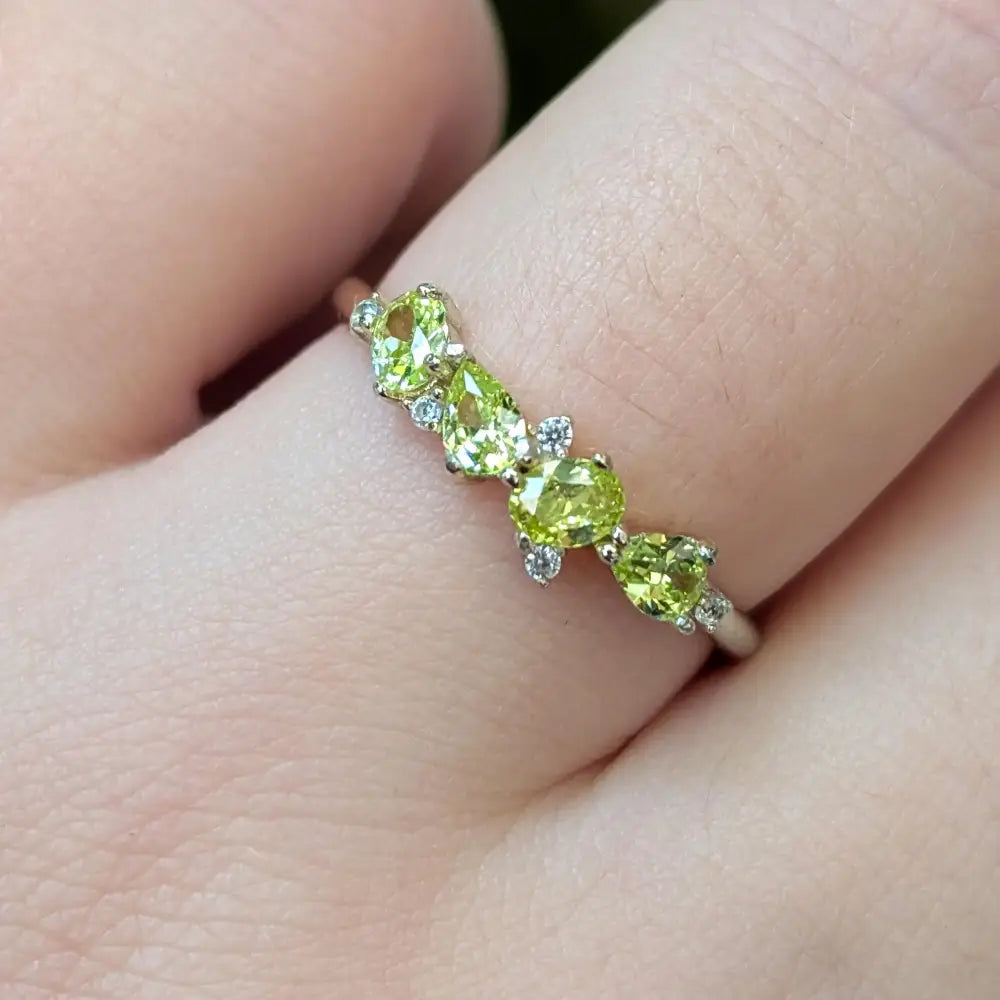 The Legacy Ring - Peridot Rings Handmade Handcrafted