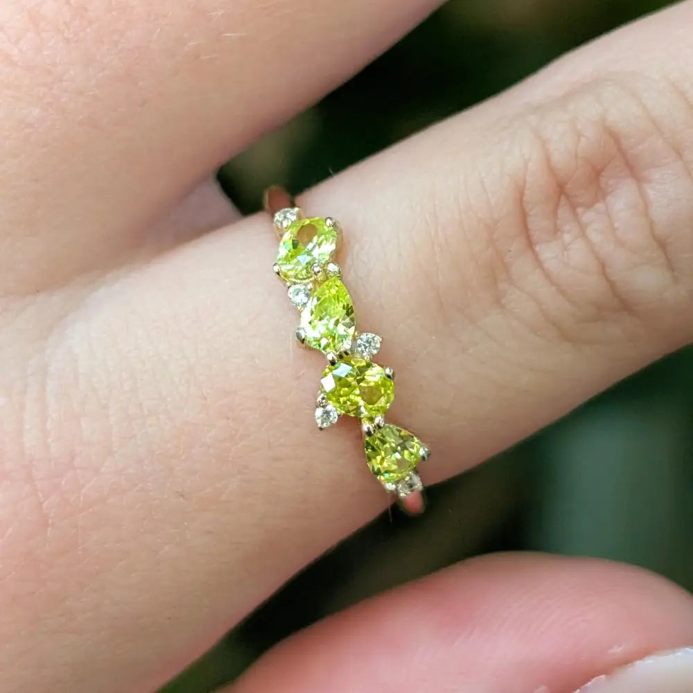 The Legacy Ring - Peridot Rings Handmade Handcrafted