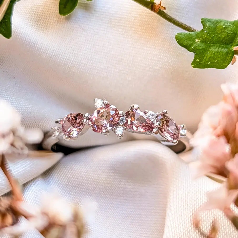 The Legacy Ring - Pink Tourmaline Rings Handmade Handcrafted