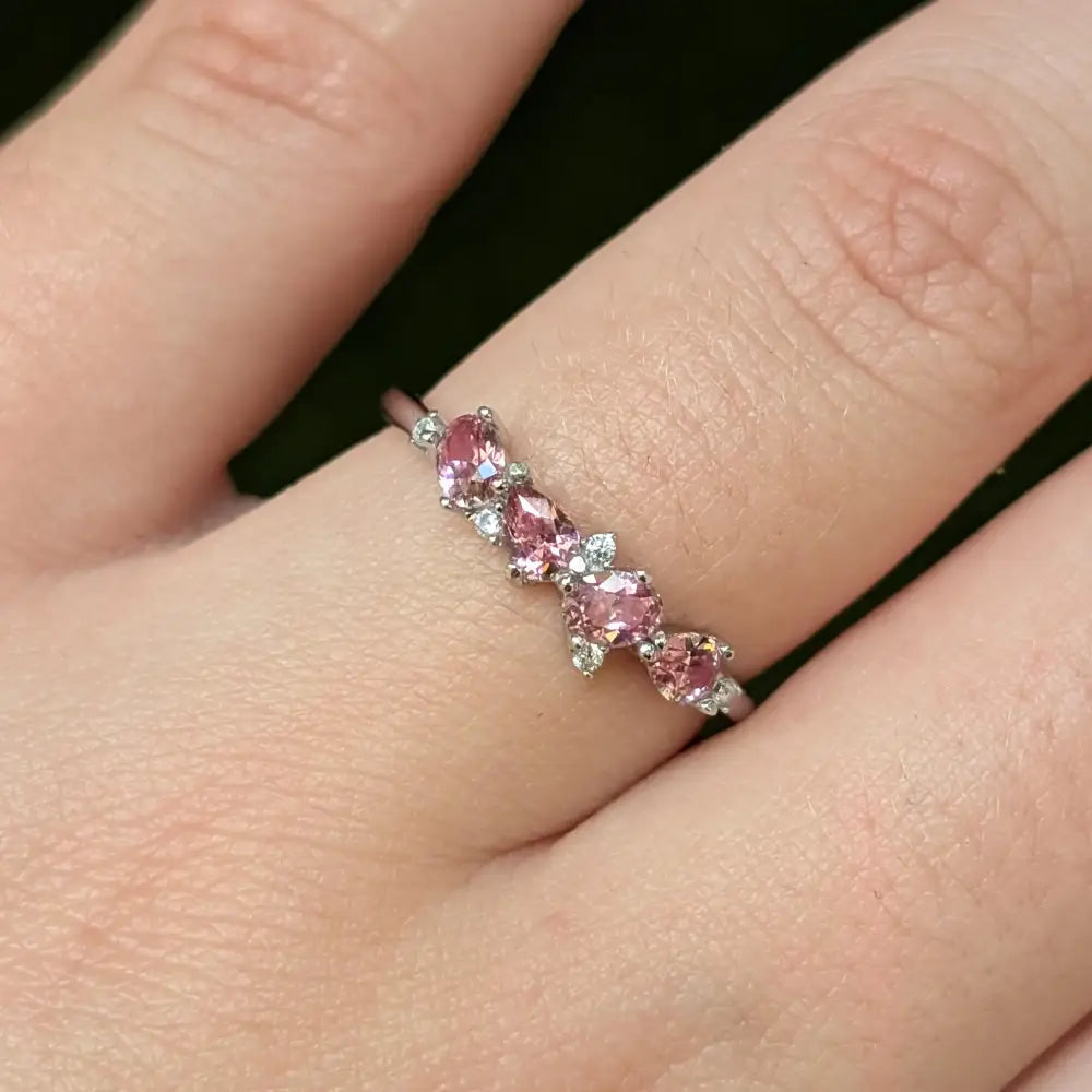 The Legacy Ring - Pink Tourmaline Rings Handmade Handcrafted