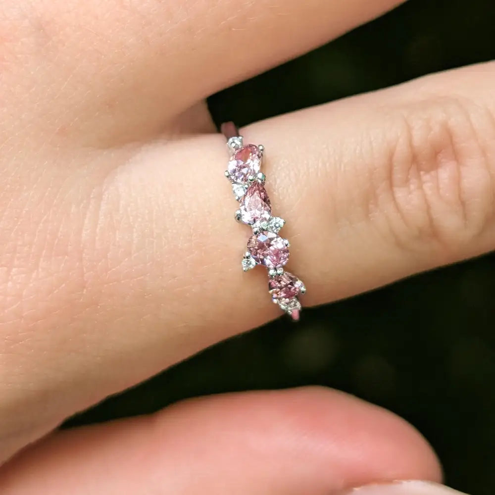 The Legacy Ring - Pink Tourmaline Rings Handmade Handcrafted