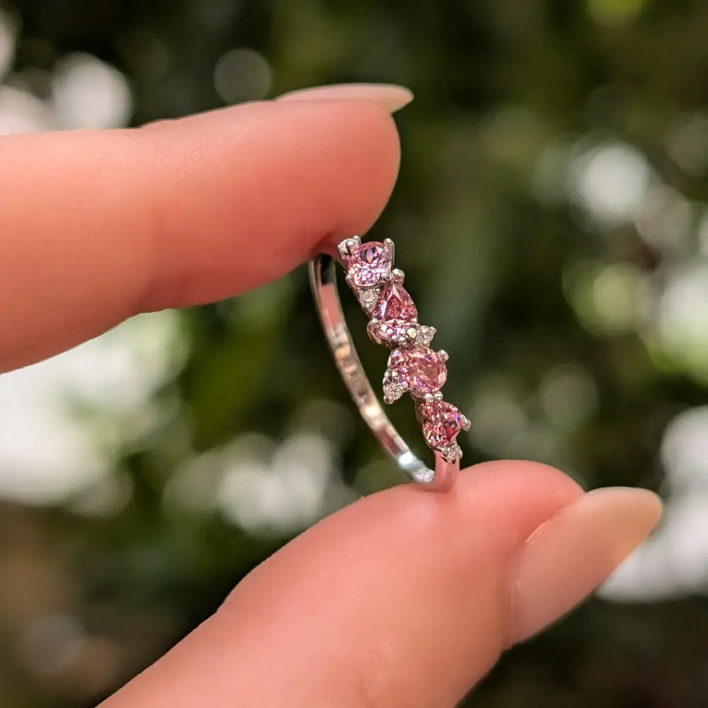 The Legacy Ring - Pink Tourmaline Rings Handmade Handcrafted