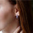 The Legacy Earrings - Tanzanite Hoops Earrings Handmade Handcrafted