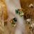 The Tulia - Autumnal Cluster Studs Earrings Handmade Handcrafted