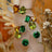 The Tulia - Autumnal Cluster Studs Earrings Handmade Handcrafted