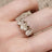 Three Stone Herkimer Diamond Ring Rings Handmade Handcrafted